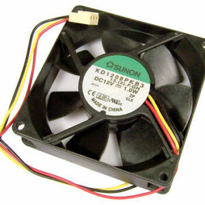 Sunon Sunon 12v DC 1.0w 80x80x20 3-Wire Fan KD1208PKB3-CLX 3-Pin 13.2.F.GN